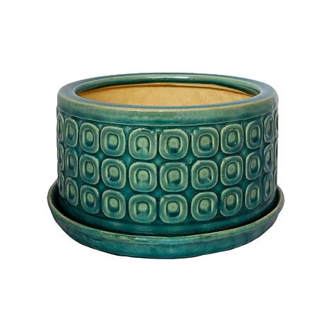 Bonsai Planter Teal D20Cm