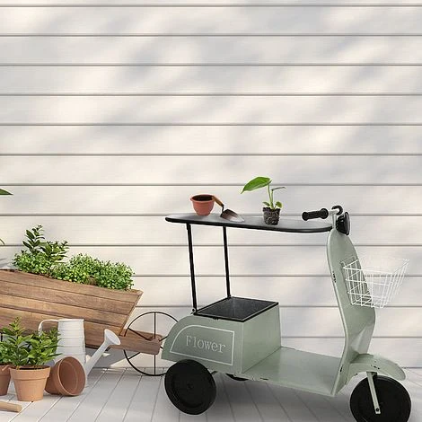 Idooka Green Metal Scooter Side Table