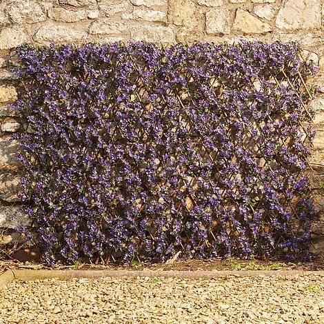 Expandable Artificial Hedge Trellis - Purple Lavender - Image 2