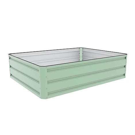 Metal Raised Garden Bed - Light Green - Image 6
