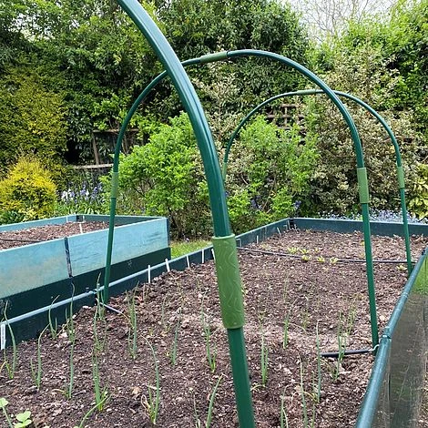 Garden Netting Hoops | Metal Garden Tunnel Hoops For Cloches Raised Beds Plant Support Protection - Image 2