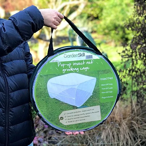 Pop Up Insect Mesh Garden Grow Bag Cover & Vegetable Cloche - Image 4