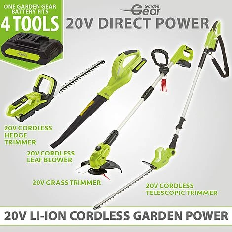 Garden Gear 20V Cordless Lithium-ion Grass Trimmer - Image 7