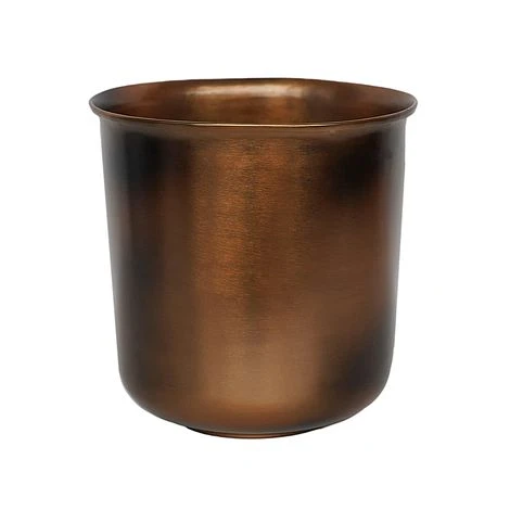 Outdoor Hampton Copper Metal Planter H28Cm W27.5Cm